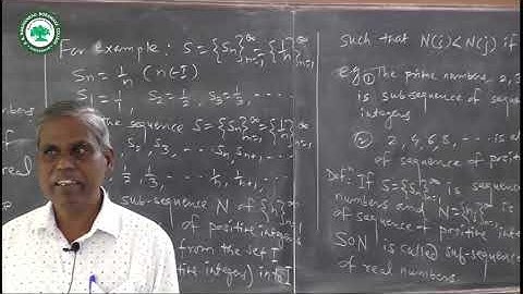 T.Y.B.Sc(Real Analysis) || Topic: Sequence of real numbers || By Prof. Andhare P.G.