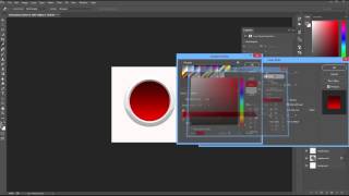 Photoshop Glossy Round Button Tutorial