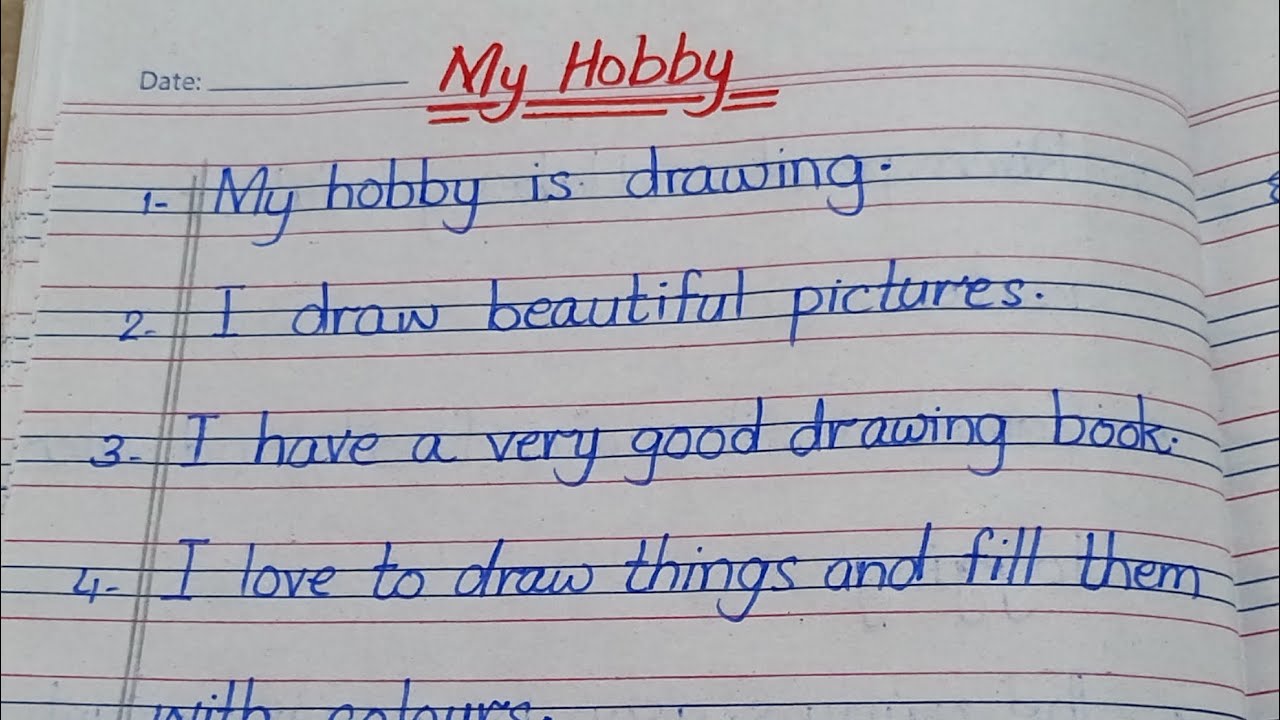 10 Lines English essay My Hobby #10linesessay #english #essay #shortessay