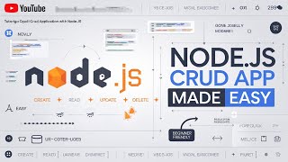 Node.js CRUD Application Tutorial | Create, Read, Update & Delete 🚀