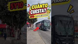 💰 ¿CUÁNTO CUESTA ir de la 5y10 al Parque Esperanto? 🚌😱