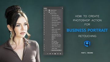 How to create an Action for Photoshop with Retouch4me for business portrait retouching?