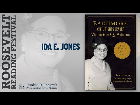 Baltimore Civil Rights Leader Victorine Q. Adams with Ida E. Jones