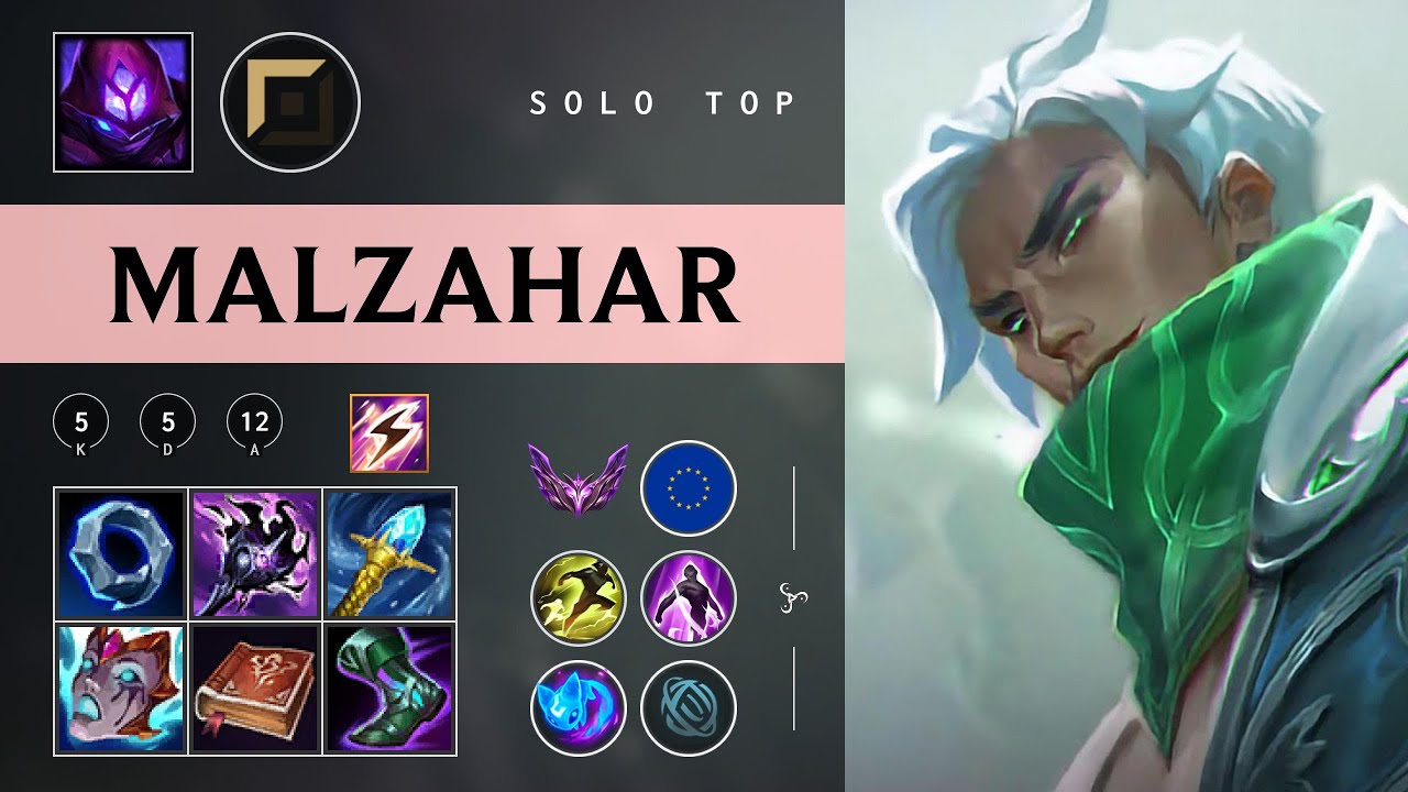 Malzahar Top vs Fiora - EUW Master Patch 26.03