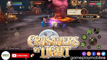 Crusaders of Light GAMEPLAY - Android/IOS MMORPG
