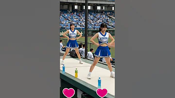 学生チアリーダー 野球応援 Ai チアガール チアリーダー 野球 応援 かわいい 