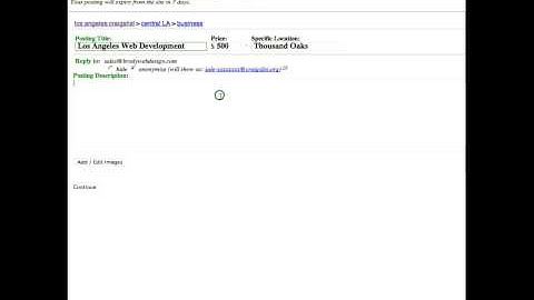 Craigslist Training Video