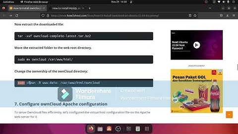 Tutorial Install Owncloud di Ubuntu 22.04