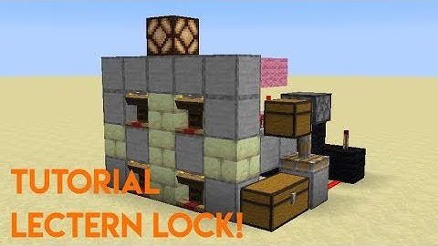 NEW LECTERN COMBINATION LOCK IN MINECRAFT 1.14 [Snapshot Tutorial]