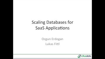 Scaling your SaaS Database with Postgres