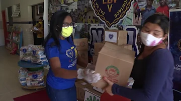 LBV entrega cestas básicas a famílias carentes de Teresina