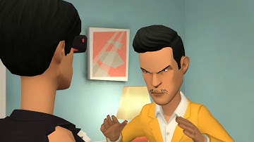 Caleb(Caillou’s evil clone) attempts to unground Evil Simon Paul and gets grounded