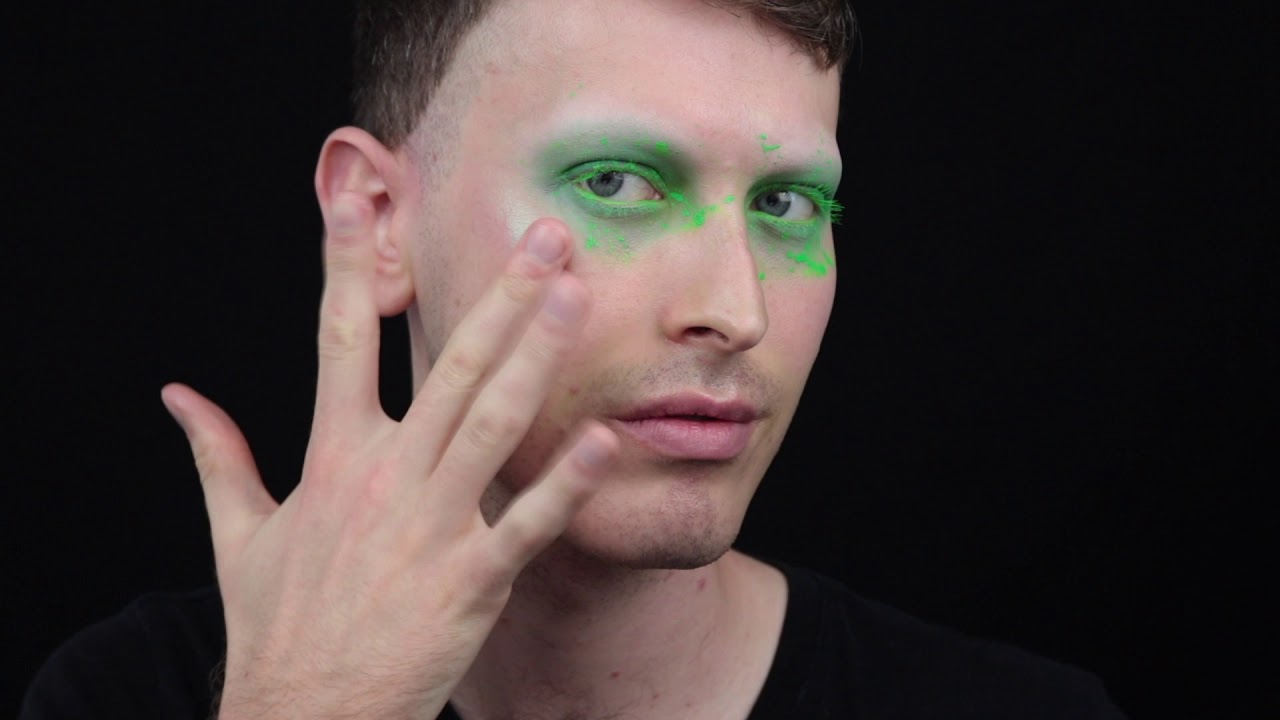 Green Splatter Look - YouTube