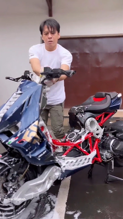Motor Matic paling  Langka❗Ariel Noah Mandiin Motor Maticnya. #arielnoahterbaru #motorcycle #shorts