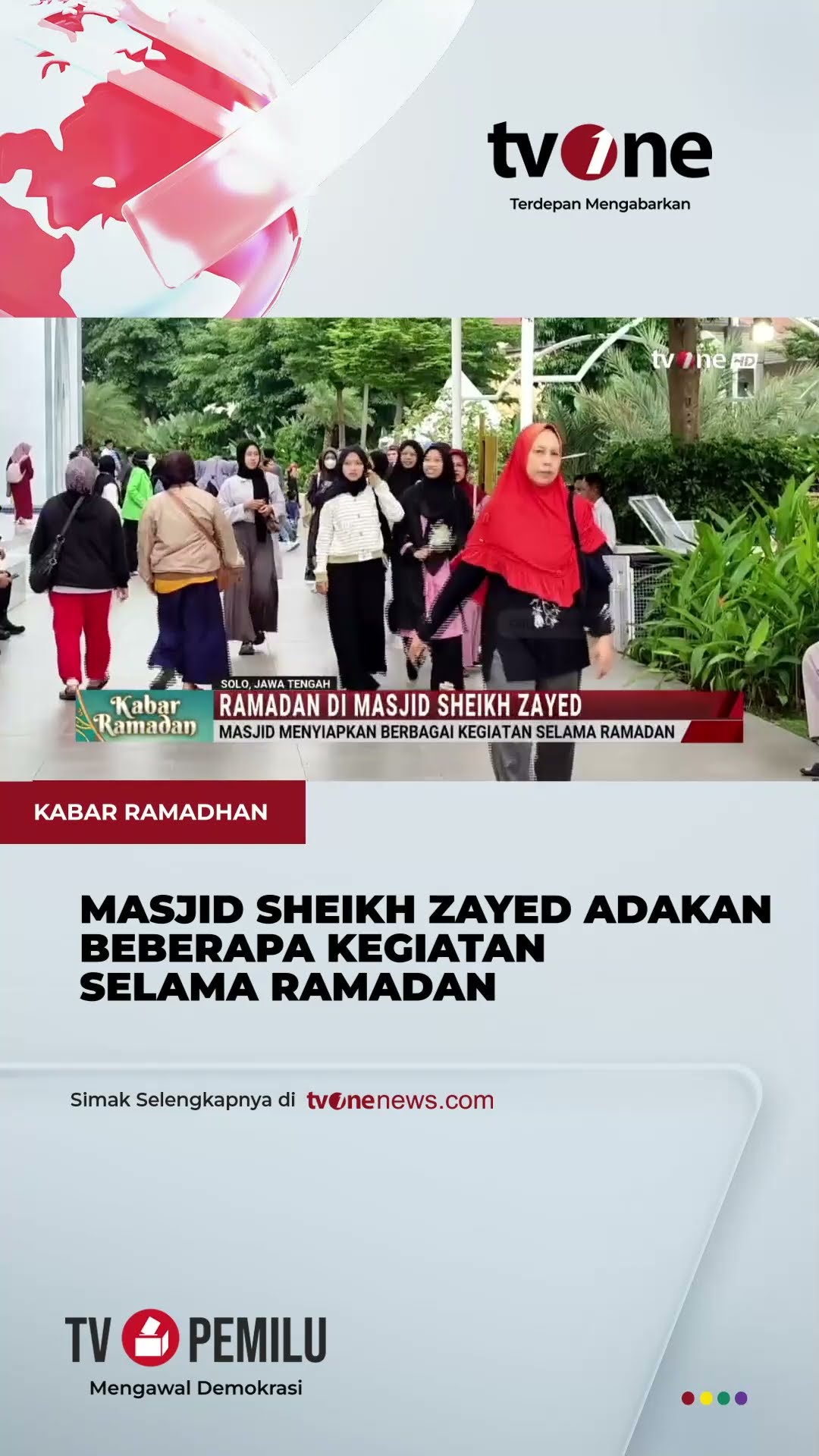Masjid Raya Sheikh Zayed Solo Bagikan Ribuan Takjil Gratis di Bulan Ramadan | tvOne