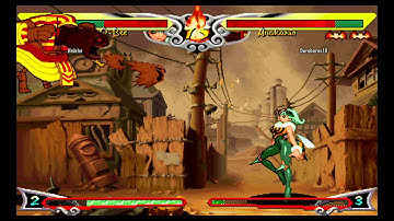 Darkstalkers III~ Q-Bee (Beikho) vs.  Anakaris (Ouroboros18) III HD