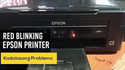 EPSON L360 blinking Error | How to RESET L360 Printer