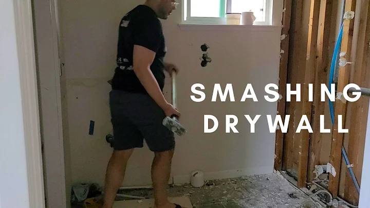 Bathroom Remodel - Demolition Part 4: Removing Drywall