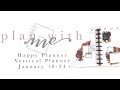 PLAN WITH ME HAPPY PLANNER VERTICAL - January 18-24