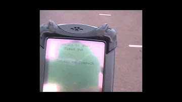 Crash testul terminalului mobil Zebra (Symbol/Motorola) MC9190