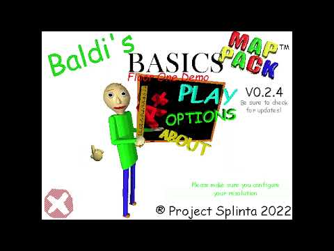 Name Entry data Saving | Baldi's Basics Map Pack V0.2.4
