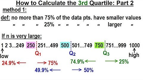 Statistics: Ch 2 Graphical Representation of Data (45 of 62) How to Calculate 3rd Quartile: Part 2
