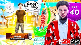 LEVEL 40 (LEGEND) HELPS A LEVEL 1 (ROOKIE) REP UP IN THE PARK ON NBA 2K22! *EMOTIONAL* REP UP 2K22!