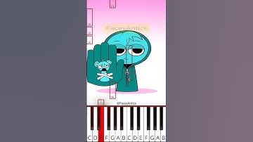 Hi, Teddy 🧸 Sprunki OC Zip Phase 4 #incredibox #sprunki (@FacesAntics) - Octave Piano Tutorial