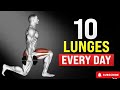 Do 10 Lunges Every Day for 30 Days – This Will Happen to Your Body, Build Glutes, Balance &amp; Power!