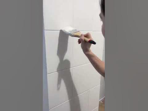 Перекраска кафельной плитки - YouTube