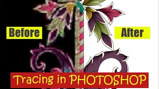 Tracing or Color Separation | Textile Designing | Photoshop Tutorial || SaQib Designer screenshot 3