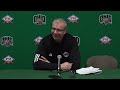 Ohio Men's Basketball 2023-24: Postgame Press Conference v. Bowling Green