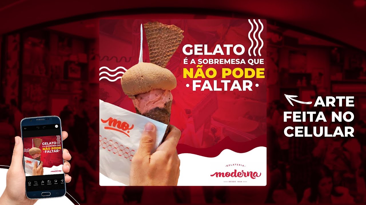 Como fazer Flyer Para Soverteria  pelo Celular com o PicsArt