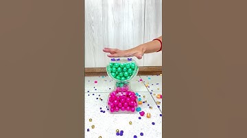 Big Beads Bouncing ASMR #reverse #shorts #satisfying #entertaining #fun #beads #short #asmr #funny