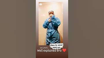 how to wear ppe kit safely #covid19 #medical #life