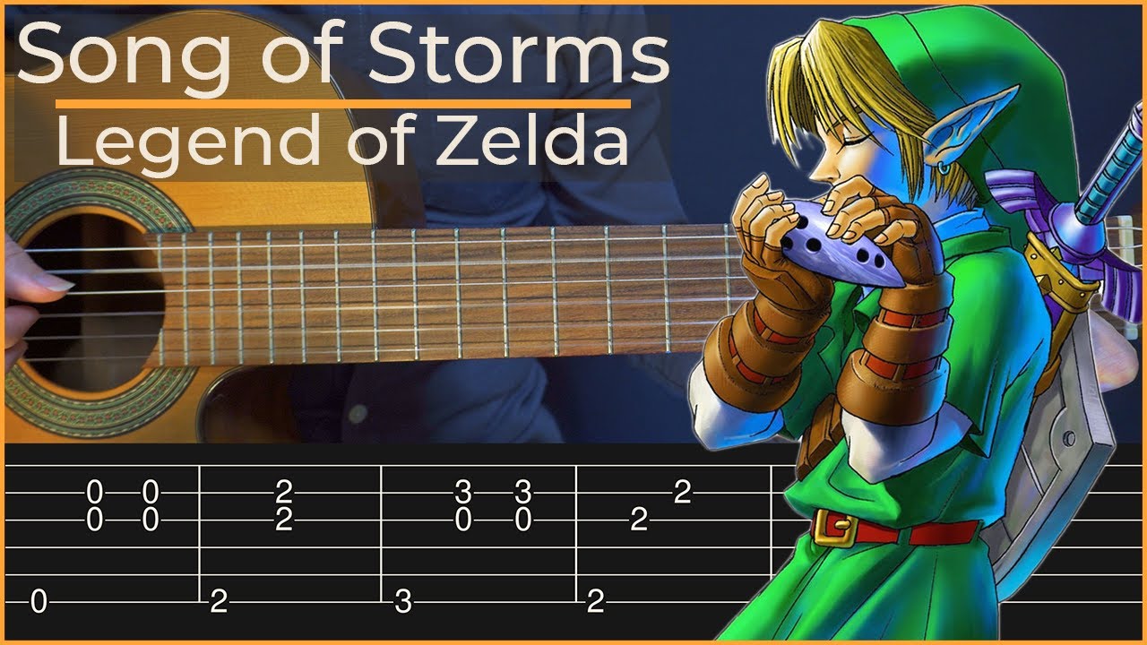 The Legend of Zelda: Ocarina of Time - Song of Storms - for guitar Sheet  music for Guitar (Solo)