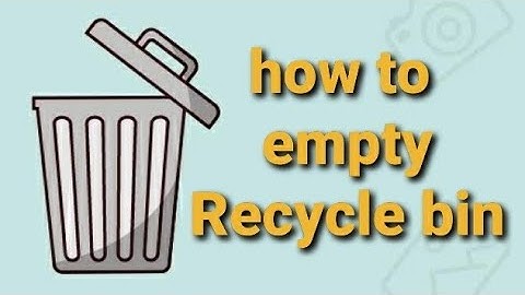 how to empty recycle bin on android | how to empty recycle bin in android | #android