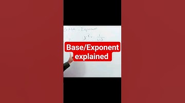 Base and Exponent Concept Explained #base #exponents #exponentsandpowers