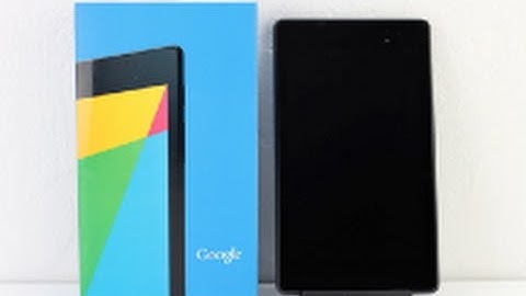New Google Nexus 7 Unboxing & First Look