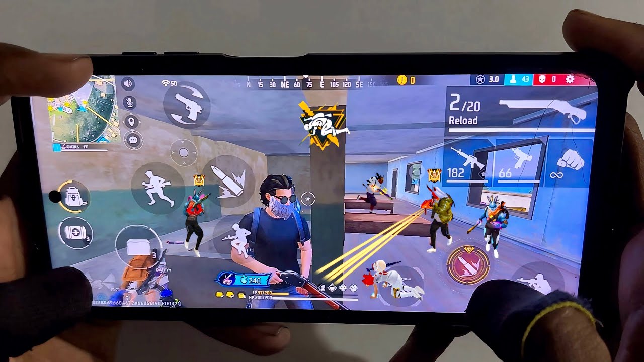 HANDCAM⚡SOLO VS SQUAD POCO X7 PRO FREE FIRE GAMEPLAY