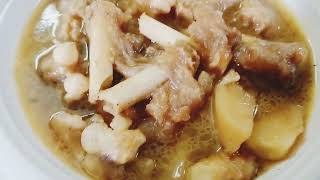 সুস্বাদু মটন টেংরীর জুস রেসিপি  || Healthy mutton paya soup recipe homemade muttonpayasoup food