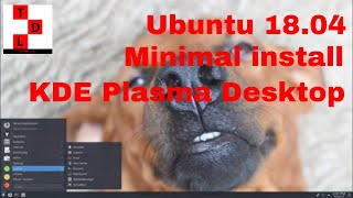 Ubuntu minimal install with KDE Plasma Desktop