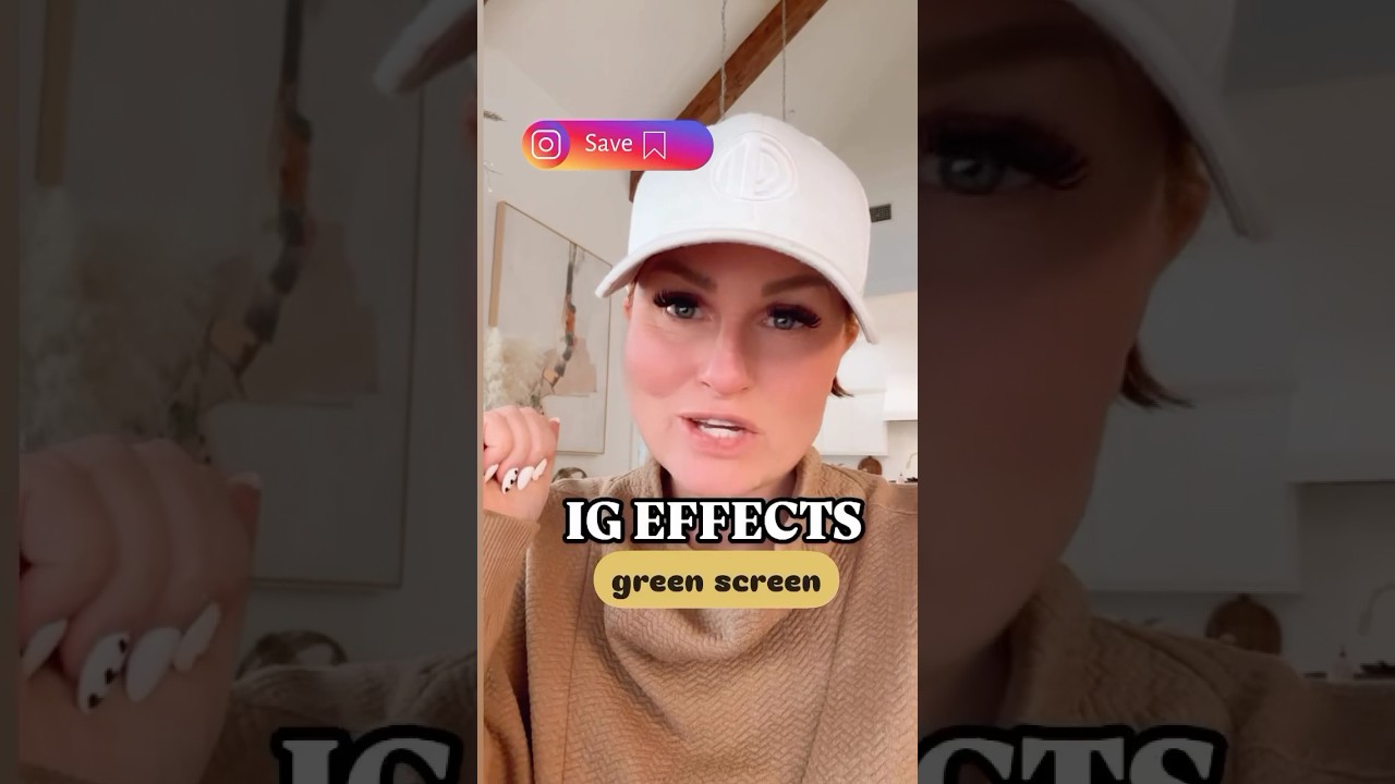 Instagram effects part 3: green screen! 