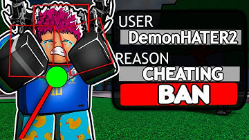 I BANNED The DUMBEST HACKER in The Strongest Battlegrounds...