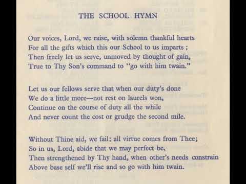 essay about school hymn