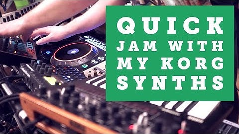 QUICK JAM 42: A trinity of korg synths (Prologue, Minilogue and Monologue together)
