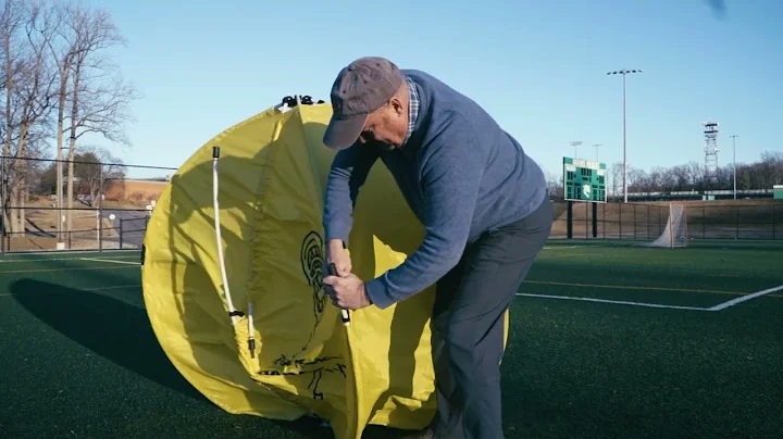 Rage Cage Dodge-It Lacrosse Setup