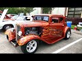 Hot Rods, Muscle Cars, Trucks and Classic Cars @ The Space City Cruisers car show La Marque, Texas.