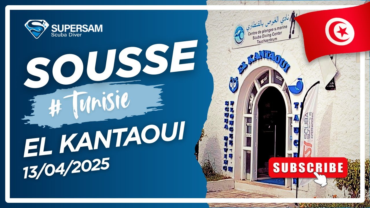🌊 Plongée tranquille à Sousse (Tunisie) – El Kantaoui 🤿🇹🇳
