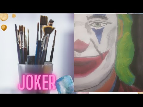 How to draw a joker joaquin phoenix